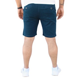 Foto 2 | Bermuda Short Skinny De Gabardina Stretch Azul Pizarra John Silver