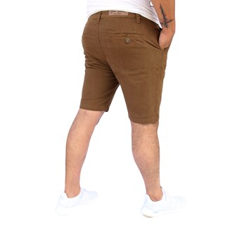 Foto 2 | Bermuda Short Skinny De Gabardina Stretch Caqui Obscuro John Silver