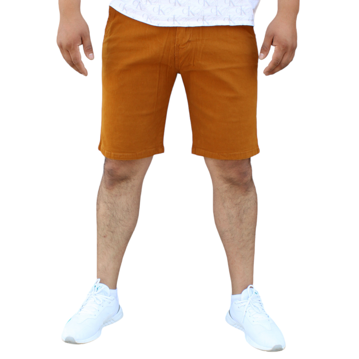 Bermuda De Gabardina Stretch Color Mostaza  John Silver