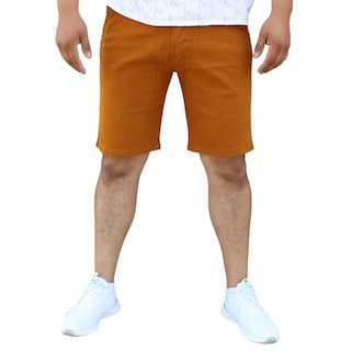 Foto 1 | Bermuda De Gabardina Stretch Color Mostaza John Silver