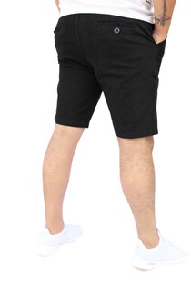 Foto 2 | Bermuda De Gabardina Stretch Color Negro John Silver