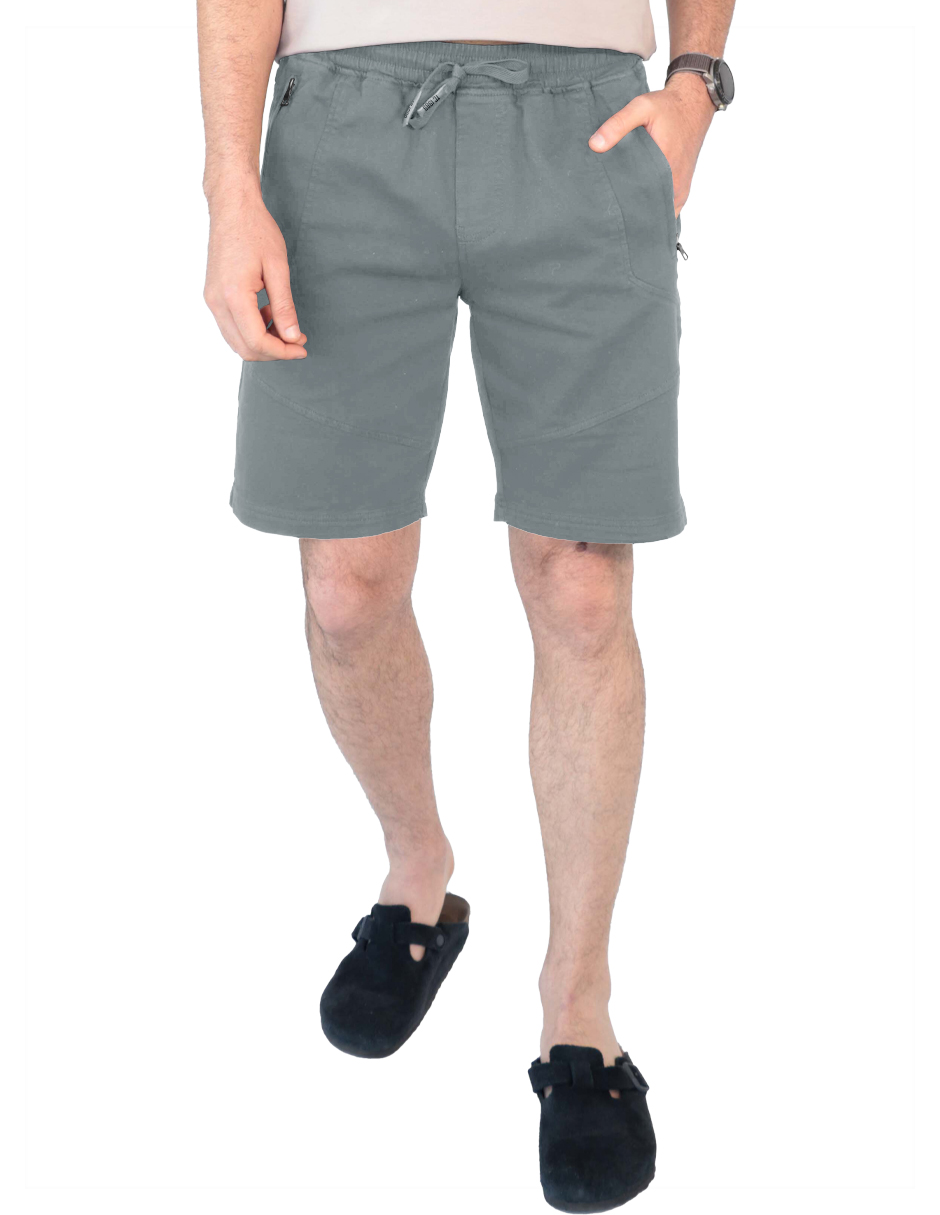 Foto 2 | Short Caballero Cintura Ajustable Verde Olivo Roosevelt C365
