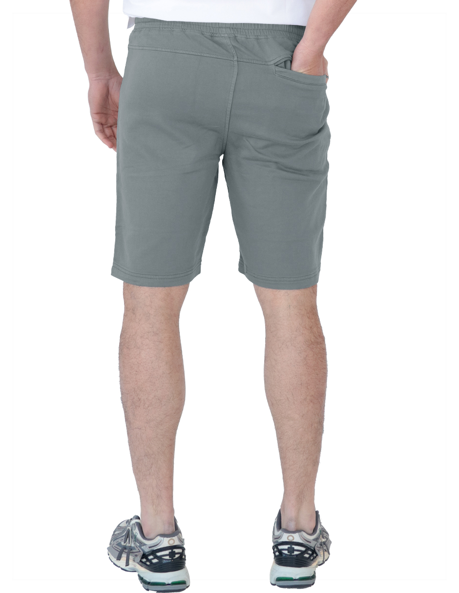 Foto 4 pulgar | Short Caballero Cintura Ajustable Verde Olivo Roosevelt C365