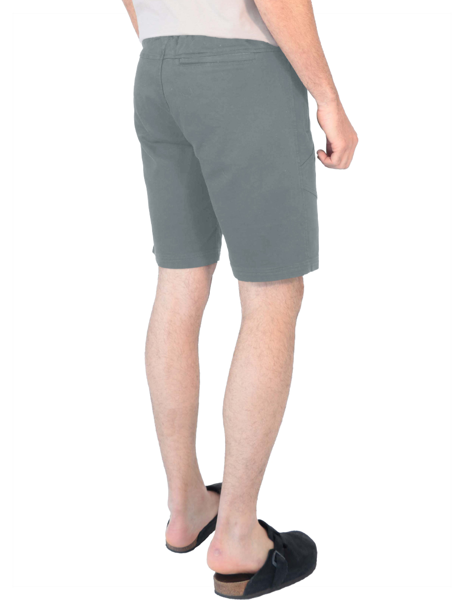 Foto 4 | Short Caballero Cintura Ajustable Verde Olivo Roosevelt C365