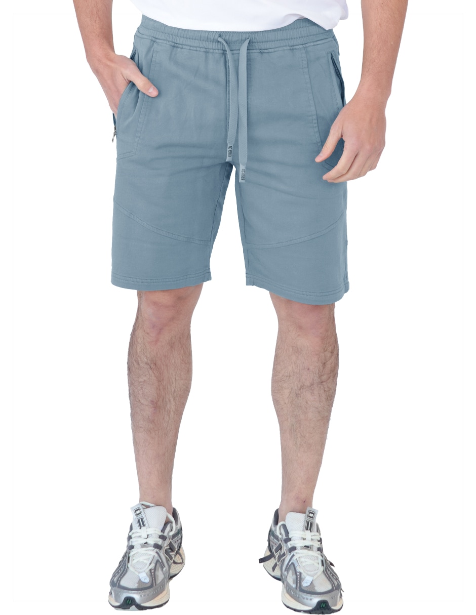 Short Caballero Cintura Ajustable Roosevelt Azul Celeste C365 $499