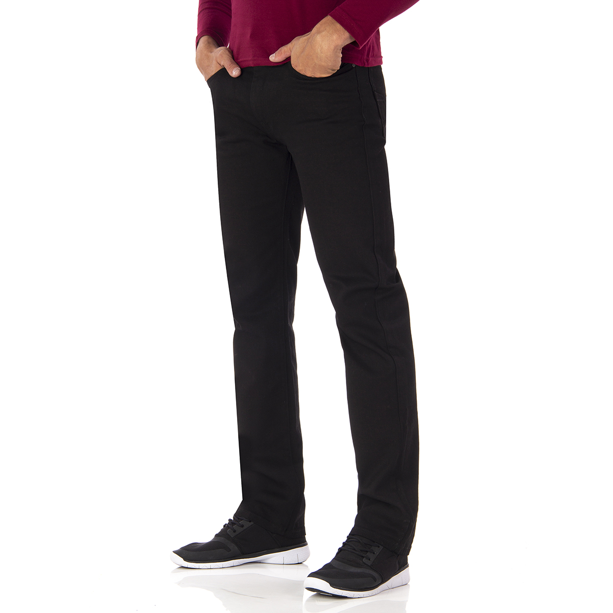 Foto 3 pulgar | Jeans Silver Plate Rocco 709 Classic Fit color Negro para Hombre