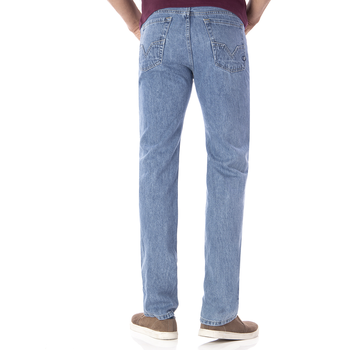 Foto 4 pulgar | Jeans Silver Plate Rocco 701 Classic Fit color Azul para Hombre