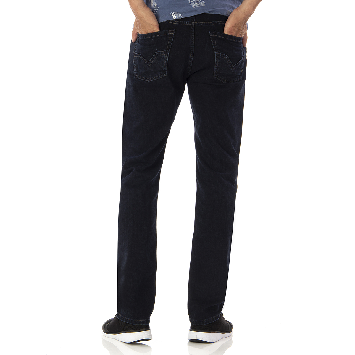Foto 3 pulgar | Jeans Silver Plate Rocco 707 Classic Fit color Azul para Hombre