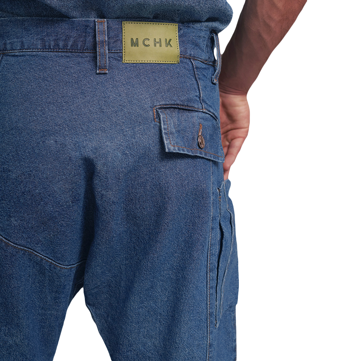 Foto 5 | Jeans de Mezclilla Samurai MCHK 8006 Tiro Alto color Azul para Hombre