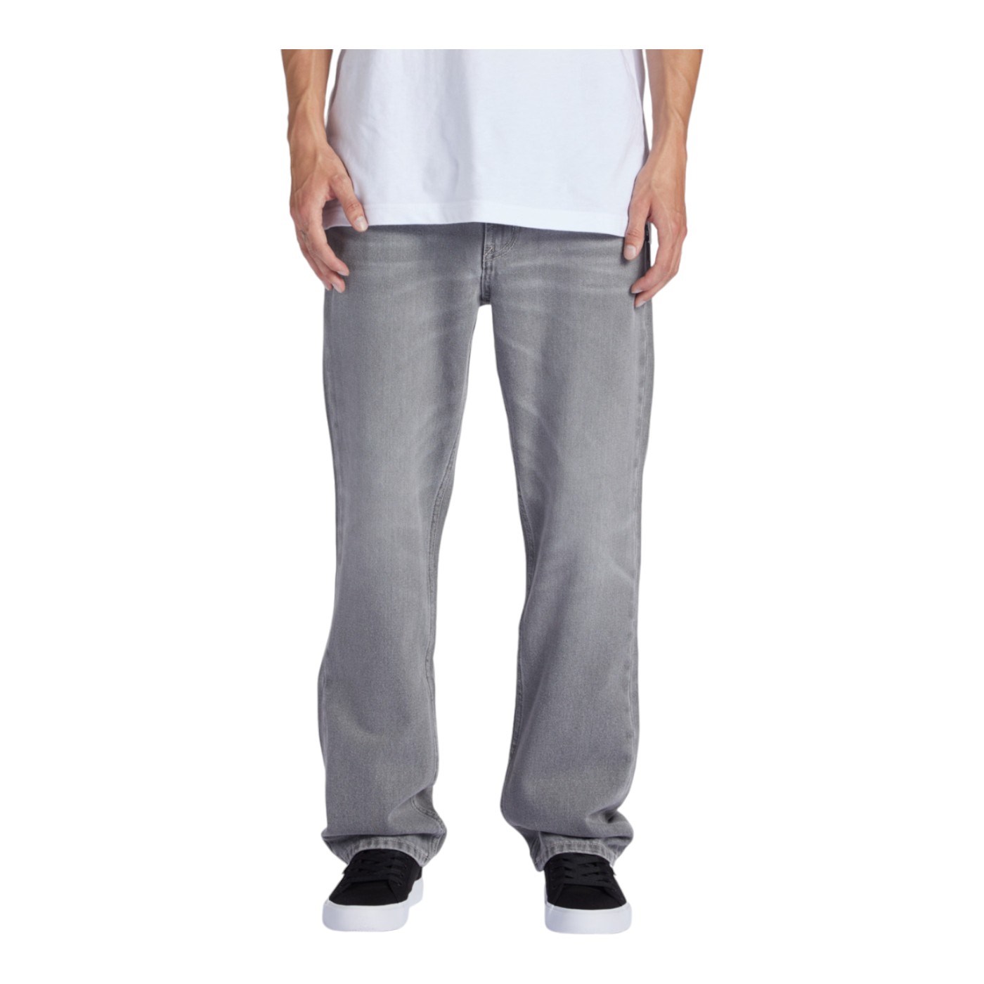 Foto 2 | Pantalón DC Shoes Worker Straight Gris para Hombre