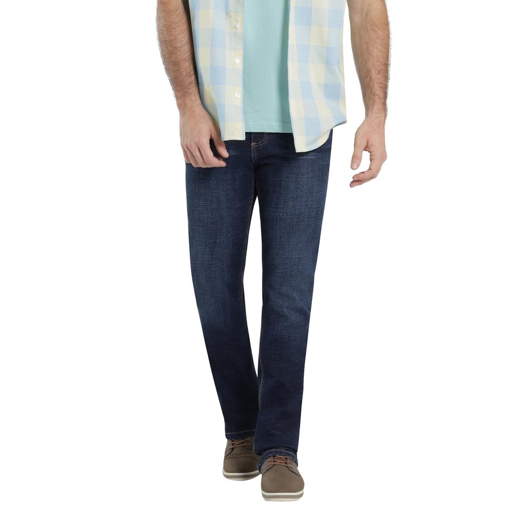 Jeans Lee Hombre Quality Genuine Regular Fit 744 Azul