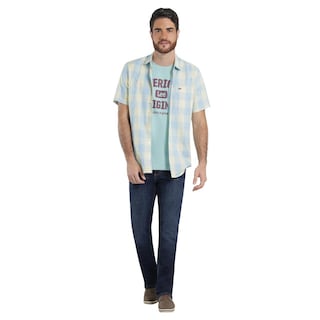 Foto 4 | Jeans Lee Hombre Quality Genuine Regular Fit 744 Azul