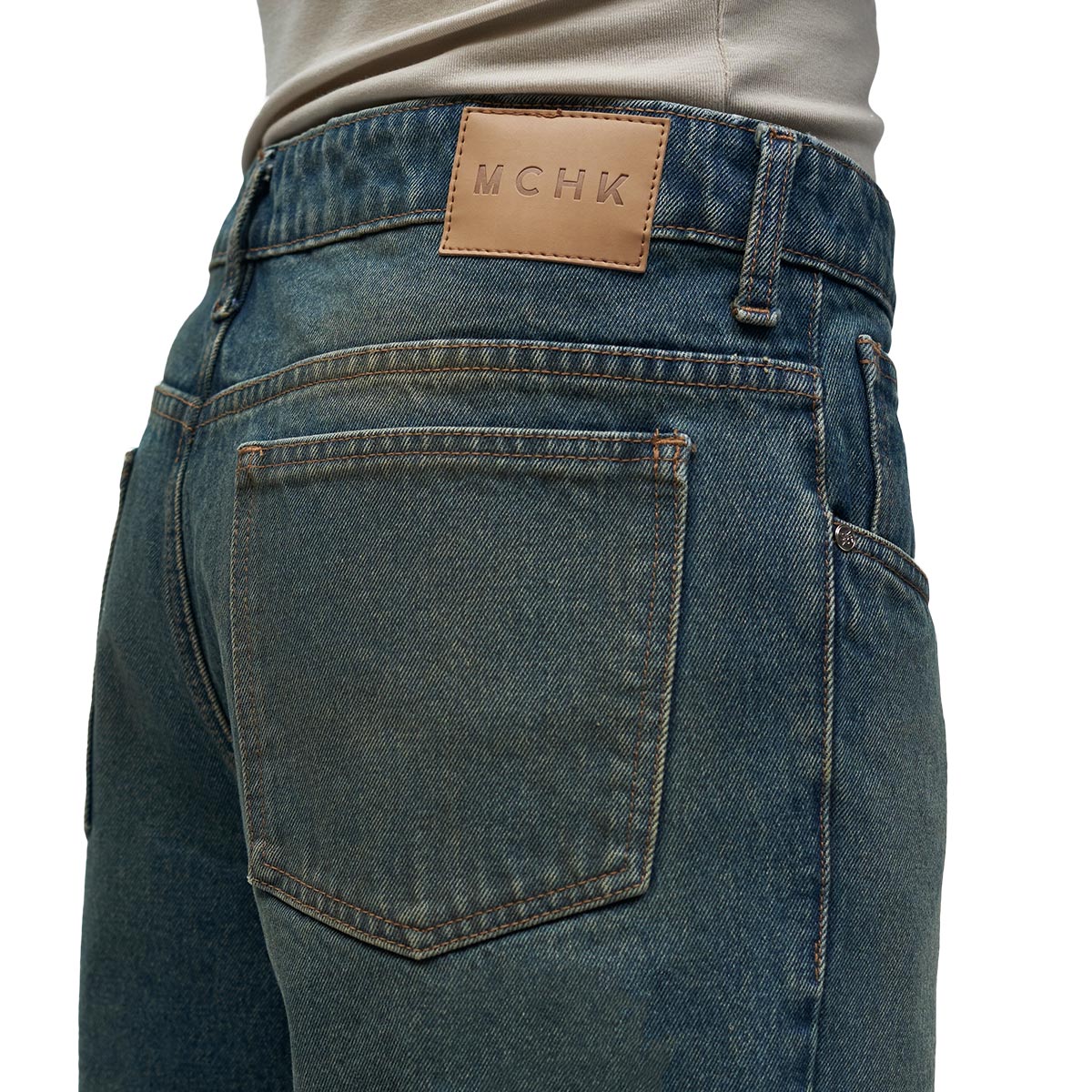Foto 5 pulgar | Jeans De Mezclilla Mchk. Corte Relaxed, Caballero, Color Rompe Olas. Modelo 8081