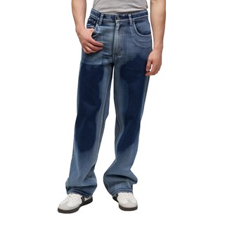 Foto 1 | Jeans De Mezclilla Mchk. Para Caballero Corte Relaxed. Color Ojo De Mar. Modelo 8087