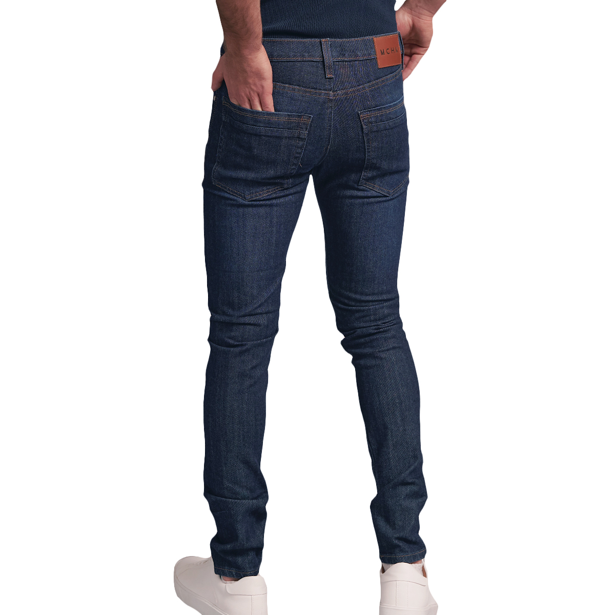 Foto 4 pulgar | Jeans Skinny MCHK 8003 color Azul para Hombre