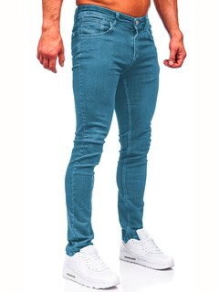Foto 2 | Jeans Slim Fit Mezclilla Stretch Shendy Vendy 166 color Azul Claro para Caballero