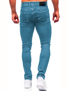 Foto 3 | Jeans Slim Fit Mezclilla Stretch Shendy Vendy 166 color Azul Claro para Caballero