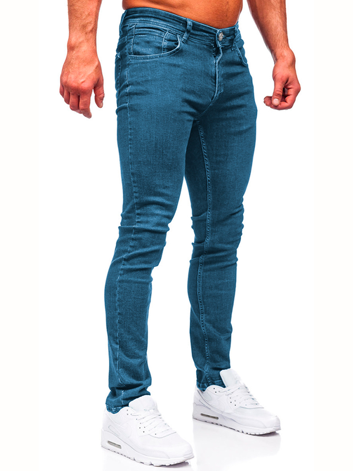 Foto 3 pulgar | Jeans Skinny Shendy Vendy color Azul para Hombre