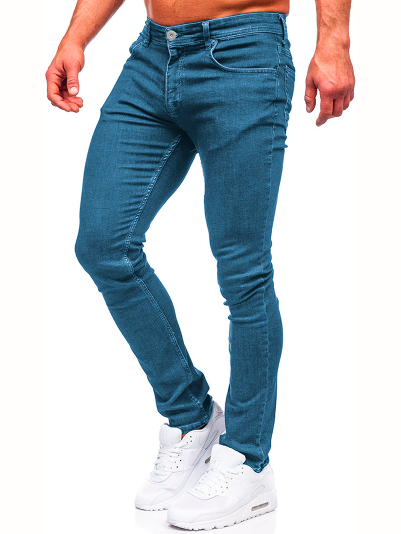 Foto 5 pulgar | Jeans Skinny Shendy Vendy color Azul para Hombre