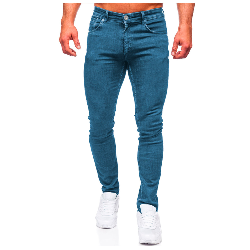 Foto 2 pulgar | Jeans Skinny Shendy Vendy color Azul para Hombre