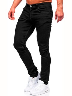 Foto 4 | Jeans Shendy Vendy Slim Fit Mezclilla Stretch color Negro para Caballero