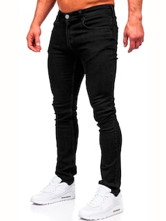 Foto 5 | Jeans Shendy Vendy Slim Fit Mezclilla Stretch color Negro para Caballero