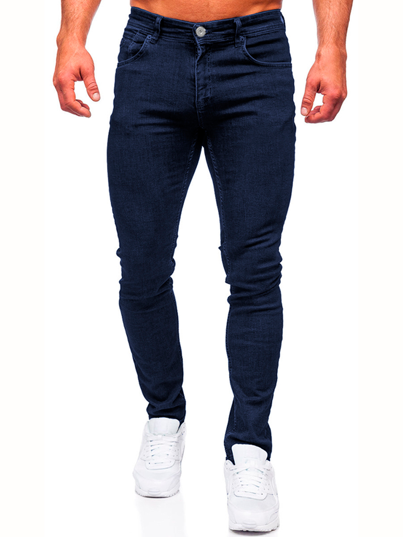 Foto 2 pulgar | Jeans Shendy Vendy Slim Fit Mezclilla Stretch color Azul Oscuro para Caballero