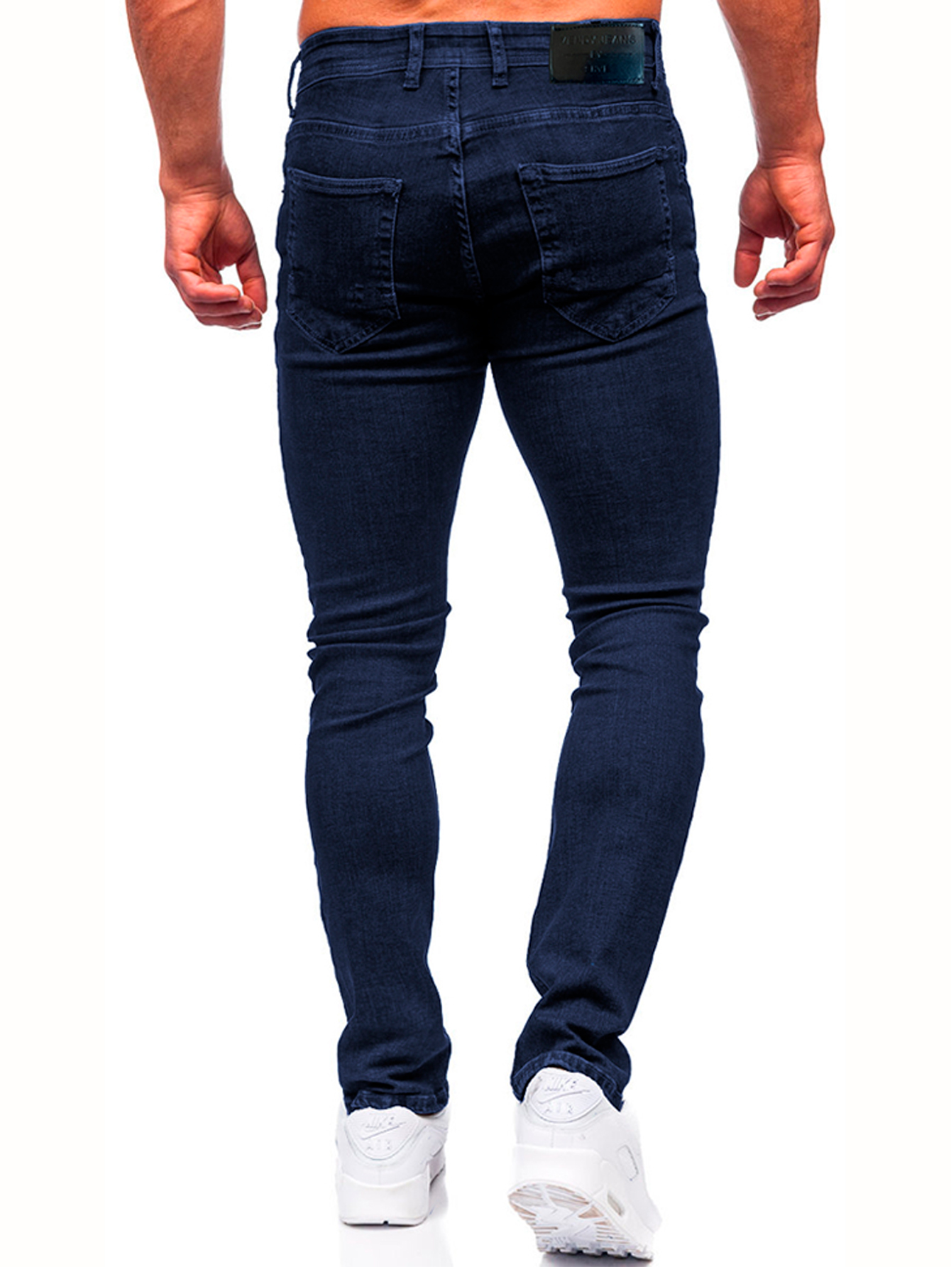 Foto 4 pulgar | Jeans Shendy Vendy Slim Fit Mezclilla Stretch color Azul Oscuro para Caballero