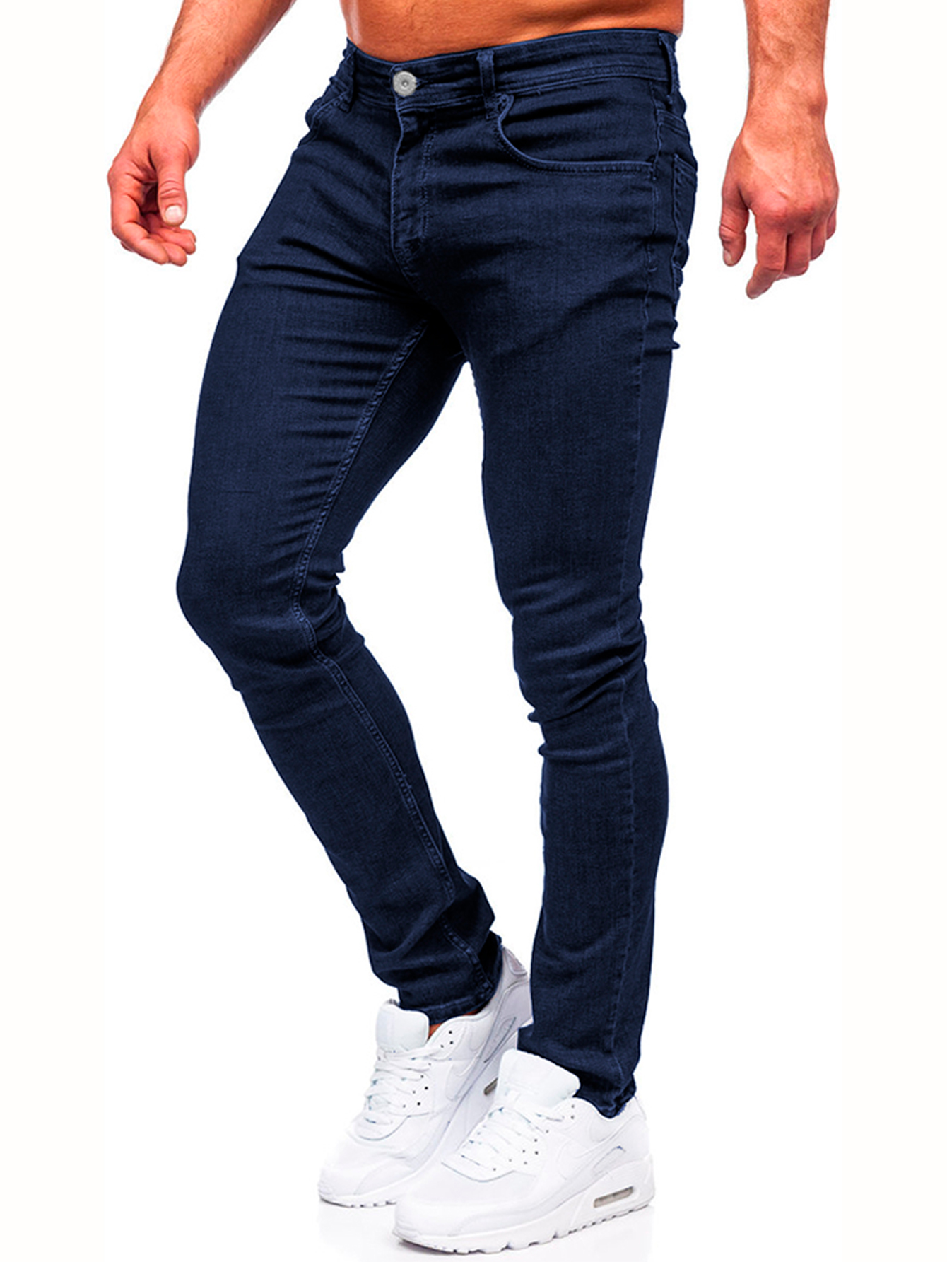 Foto 5 pulgar | Jeans Shendy Vendy Slim Fit Mezclilla Stretch color Azul Oscuro para Caballero