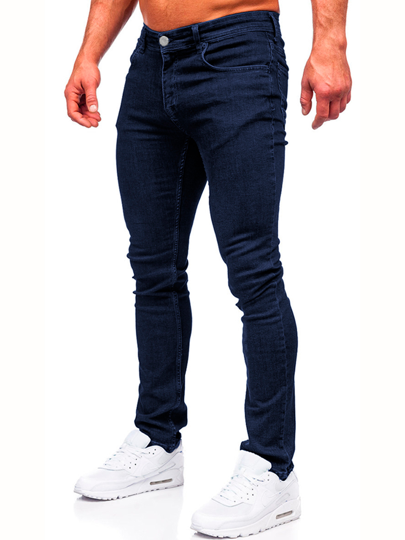 Foto 6 pulgar | Jeans Shendy Vendy Slim Fit Mezclilla Stretch color Azul Oscuro para Caballero