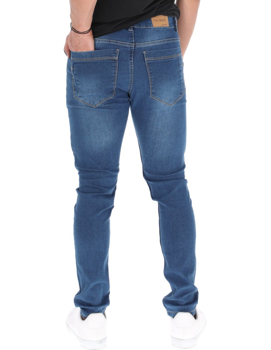 Foto 2 | Jeans Pantalón Skinny Para Hombre