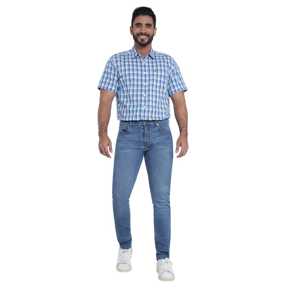 Foto 5 pulgar | Jeans Lee Skinny Fit 445 Azul para Hombre