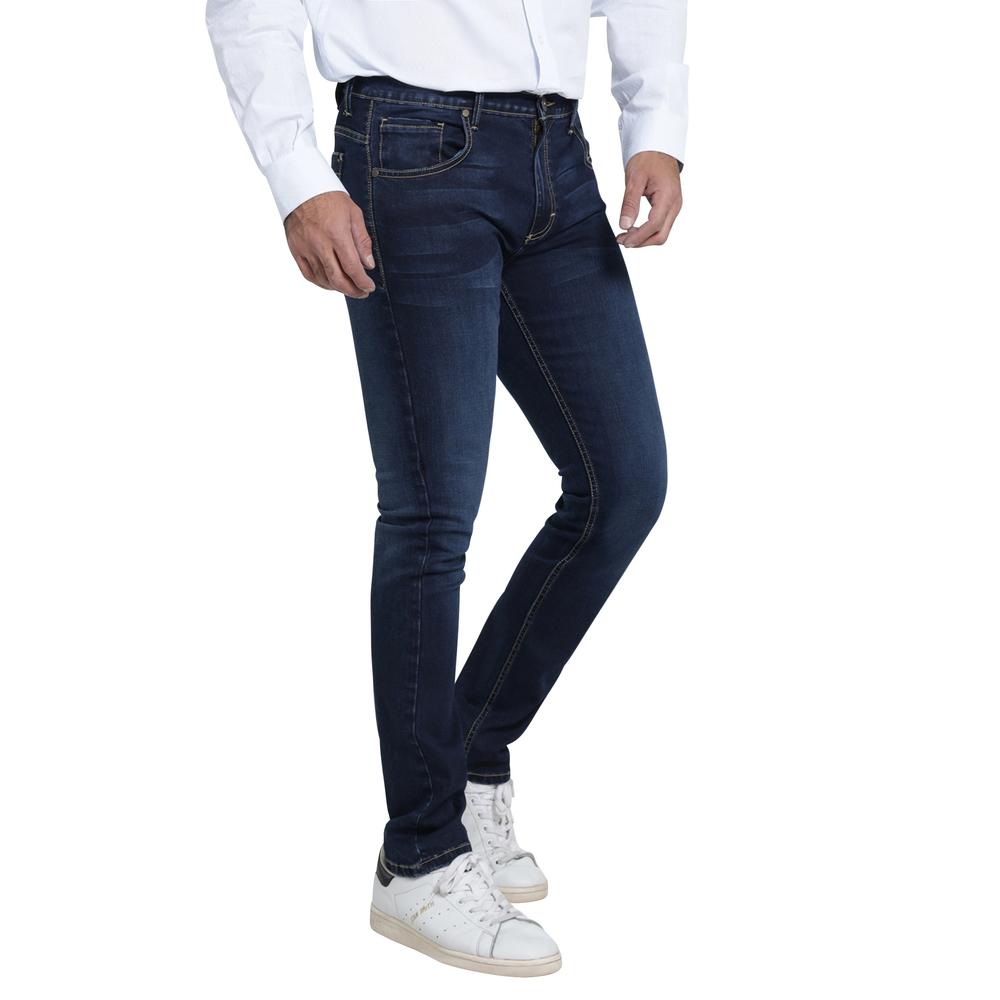 Foto 2 | Jeans Lee Skinny Fit 448 Azul Marino para Hombre