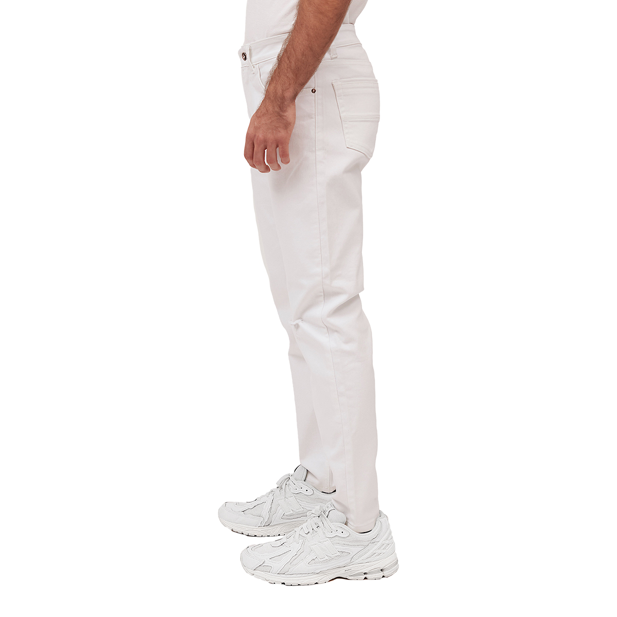 Foto 2 | Jeans Skinny Mchk 8048, Diseño Roto, Para Hombre, Color Blanco.