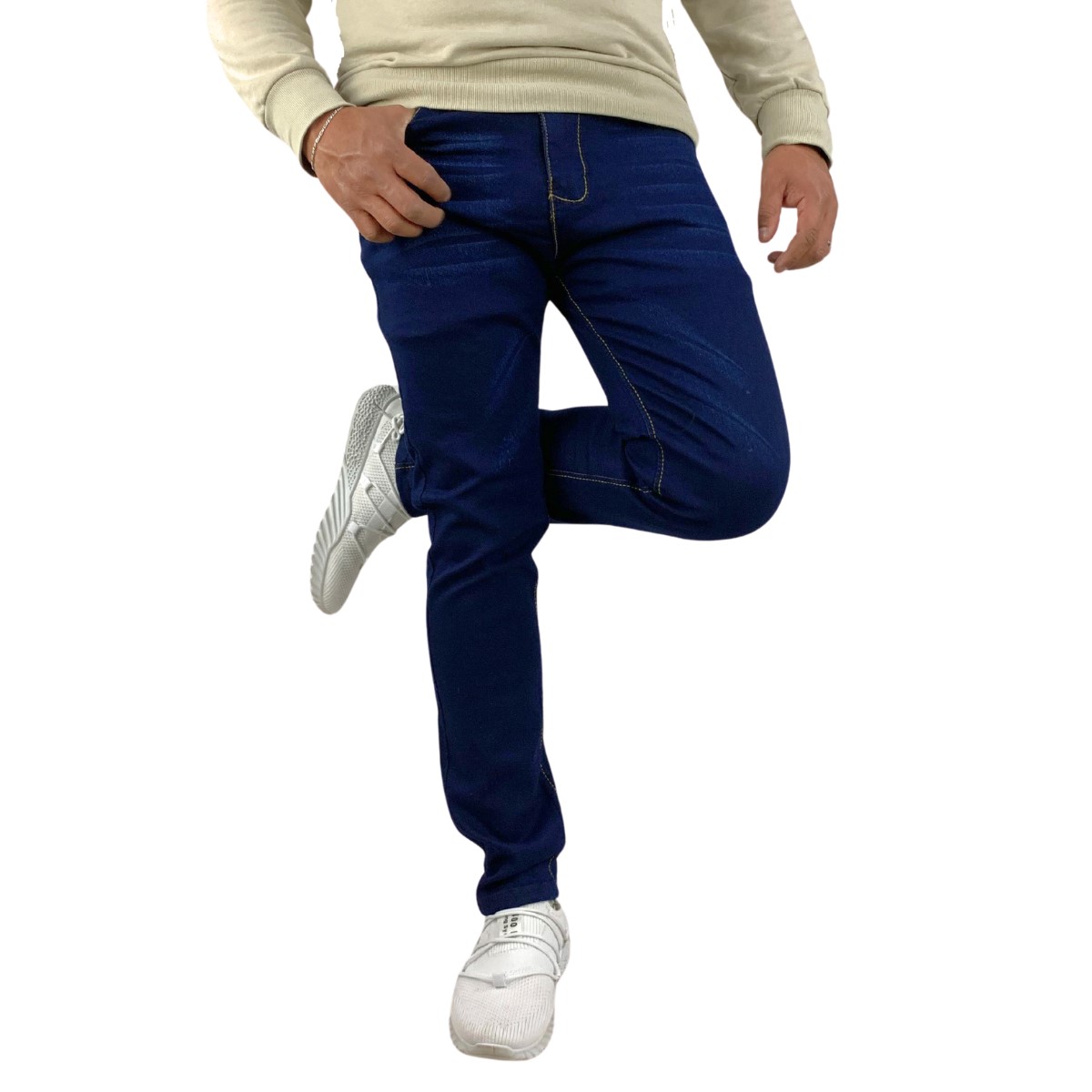 Foto 2 | Pantalón Skinny Stretch Indutex y Moda Marín para Hombre