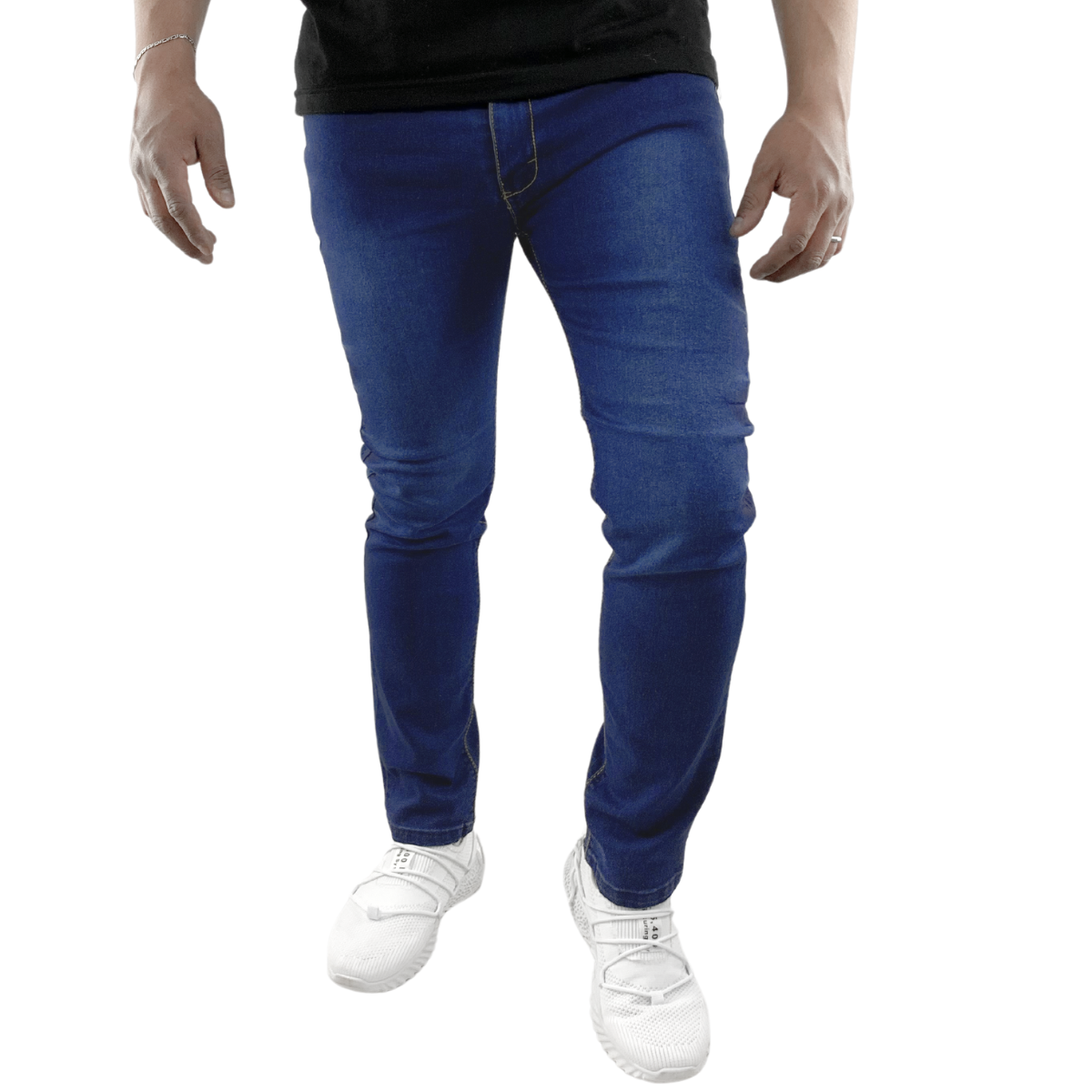 Foto 2 pulgar | Jeans Skinny Cloud Indutex y Moda Azul para Hombre