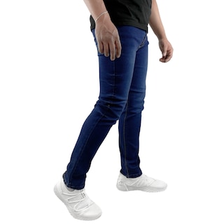 Foto 2 | Jeans Skinny Cloud Indutex y Moda Azul para Hombre