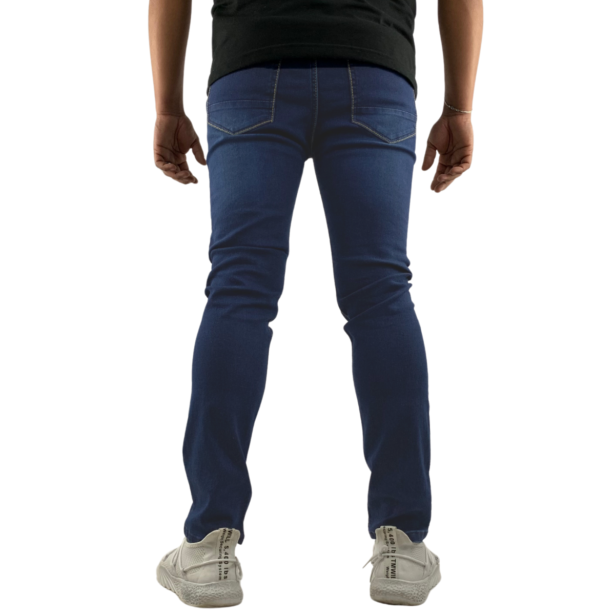 Foto 3 | Jeans Skinny Cloud Indutex y Moda Azul para Hombre