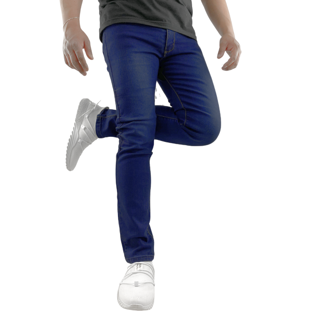 Foto 6 | Jeans Skinny Cloud Indutex y Moda Azul para Hombre