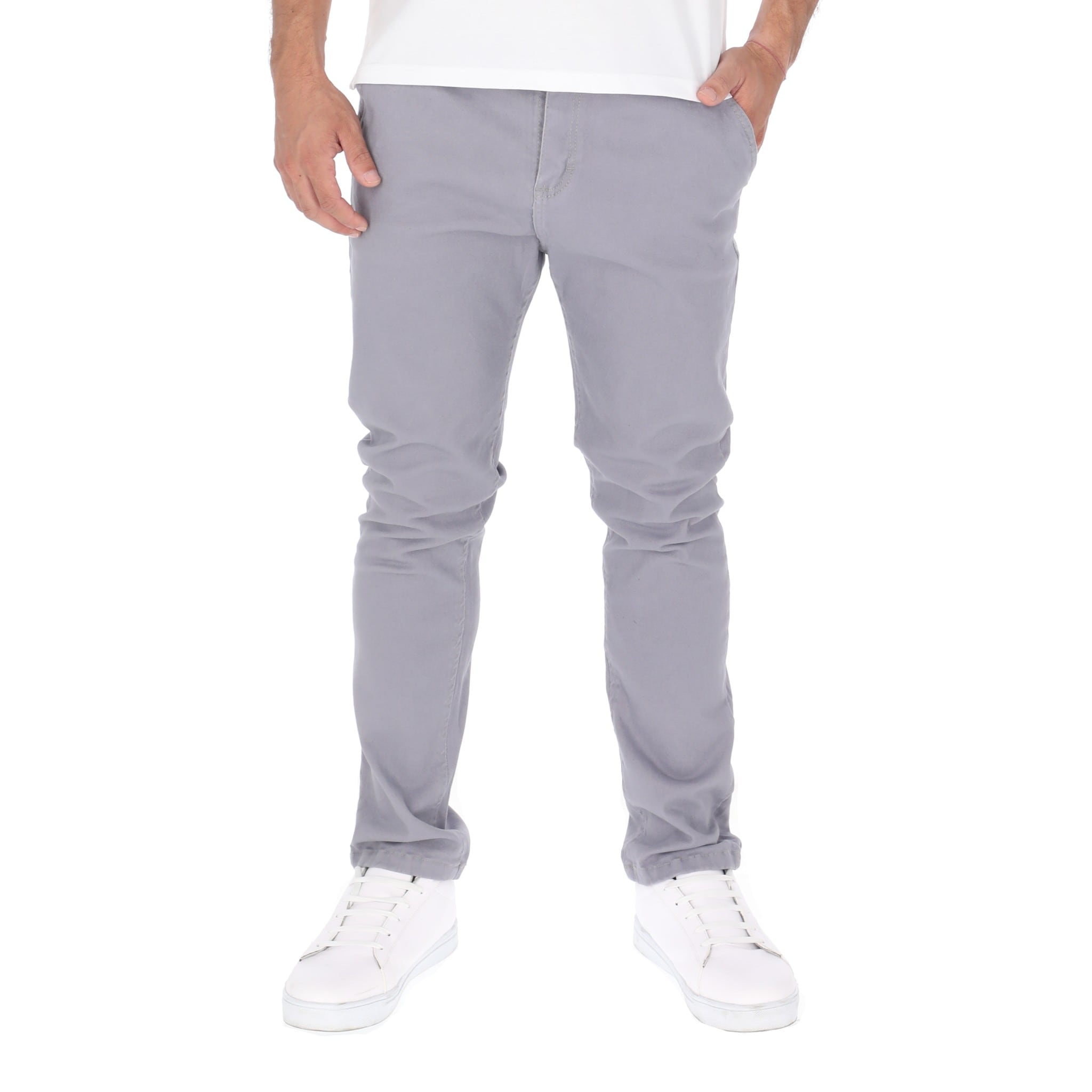 Jeans De Gabardina Color Gris Oxford Para Hombre Chb Chili Beans Clothing Co. $489