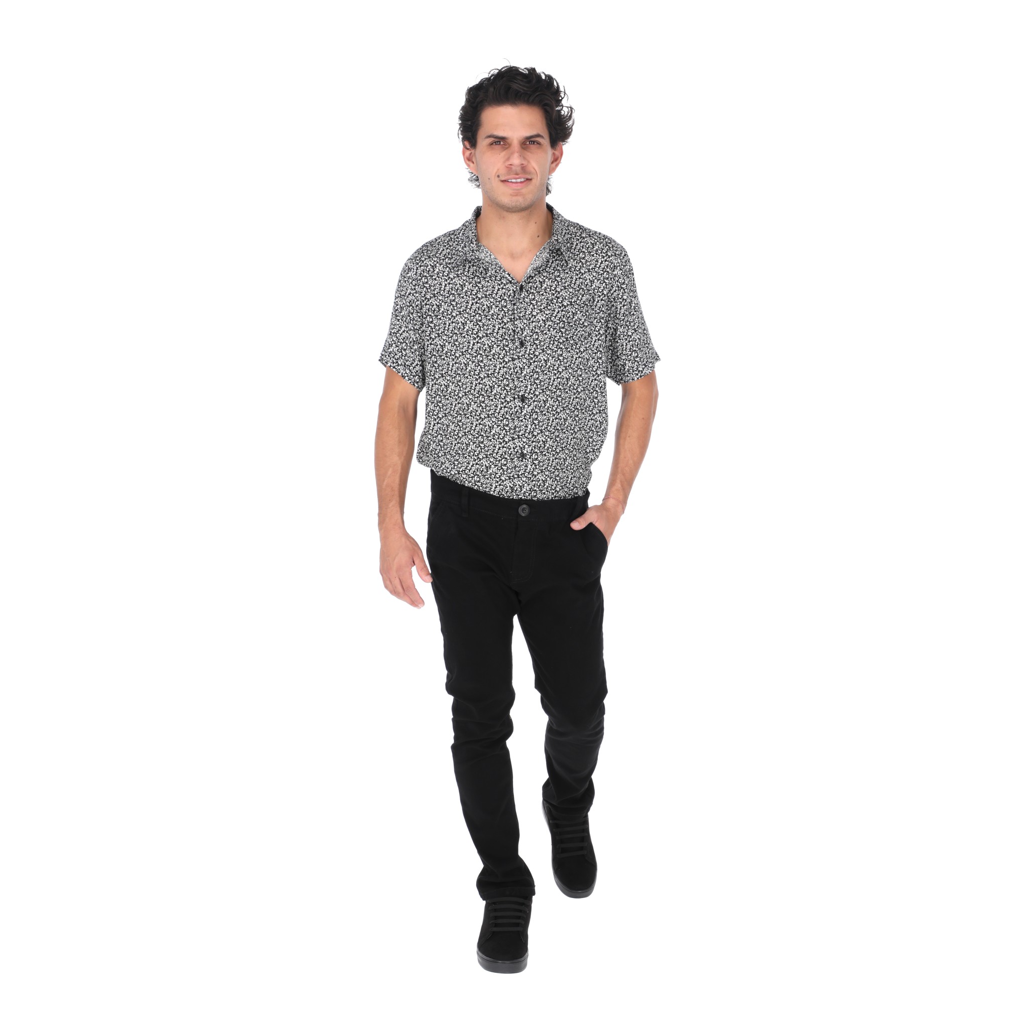 Foto 5 | Jeans De Gabardina Color Negro Para Hombre Chb Chili Beans Clothing Co.