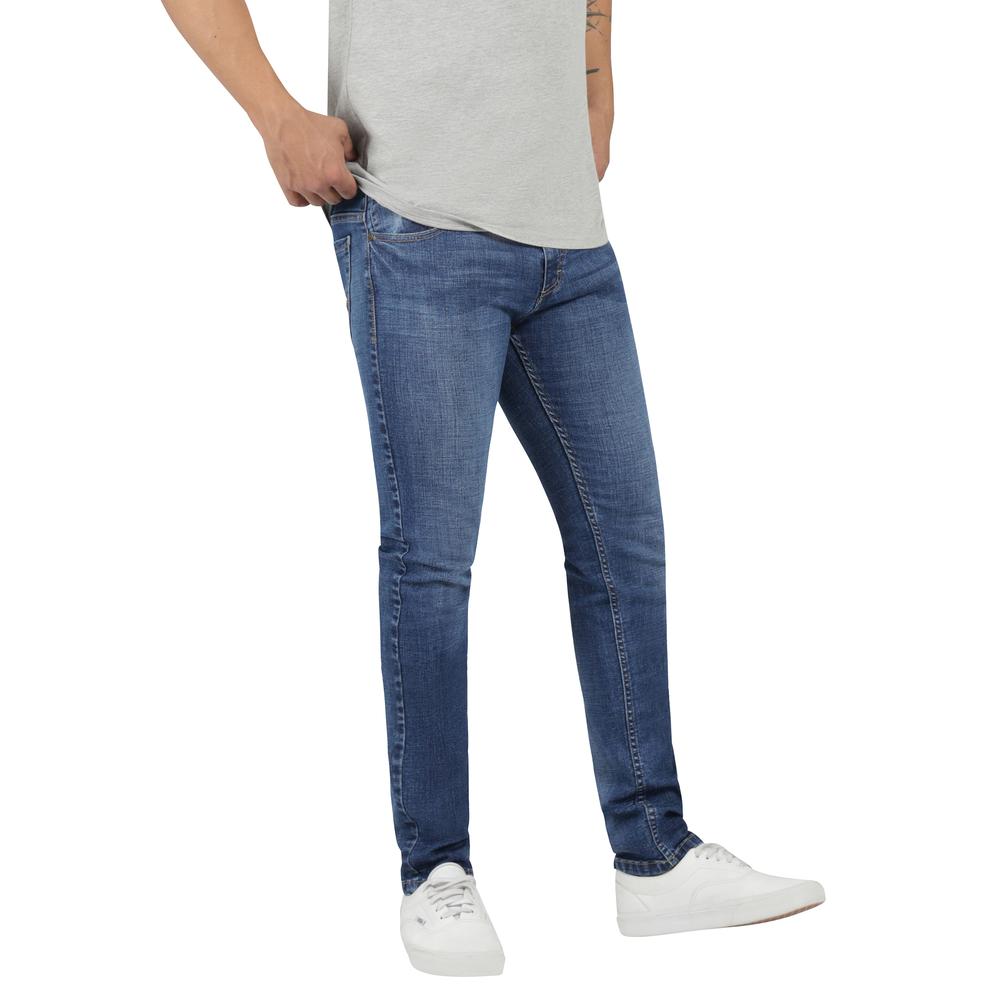 Foto 2 | Jeans Hombre Lee Skinny Fit 016 Azul Marino