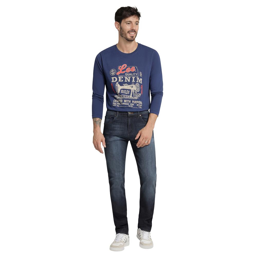 Foto 5 pulgar | Jeans Hombre Lee Skinny Fit 346 Azul Marino