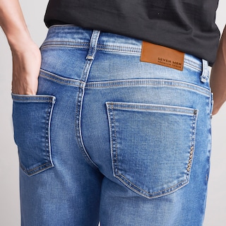 Foto 6 | Jeans Mezclilla Hombre Pantalon Skinny Cintura Regular Seven Jeans