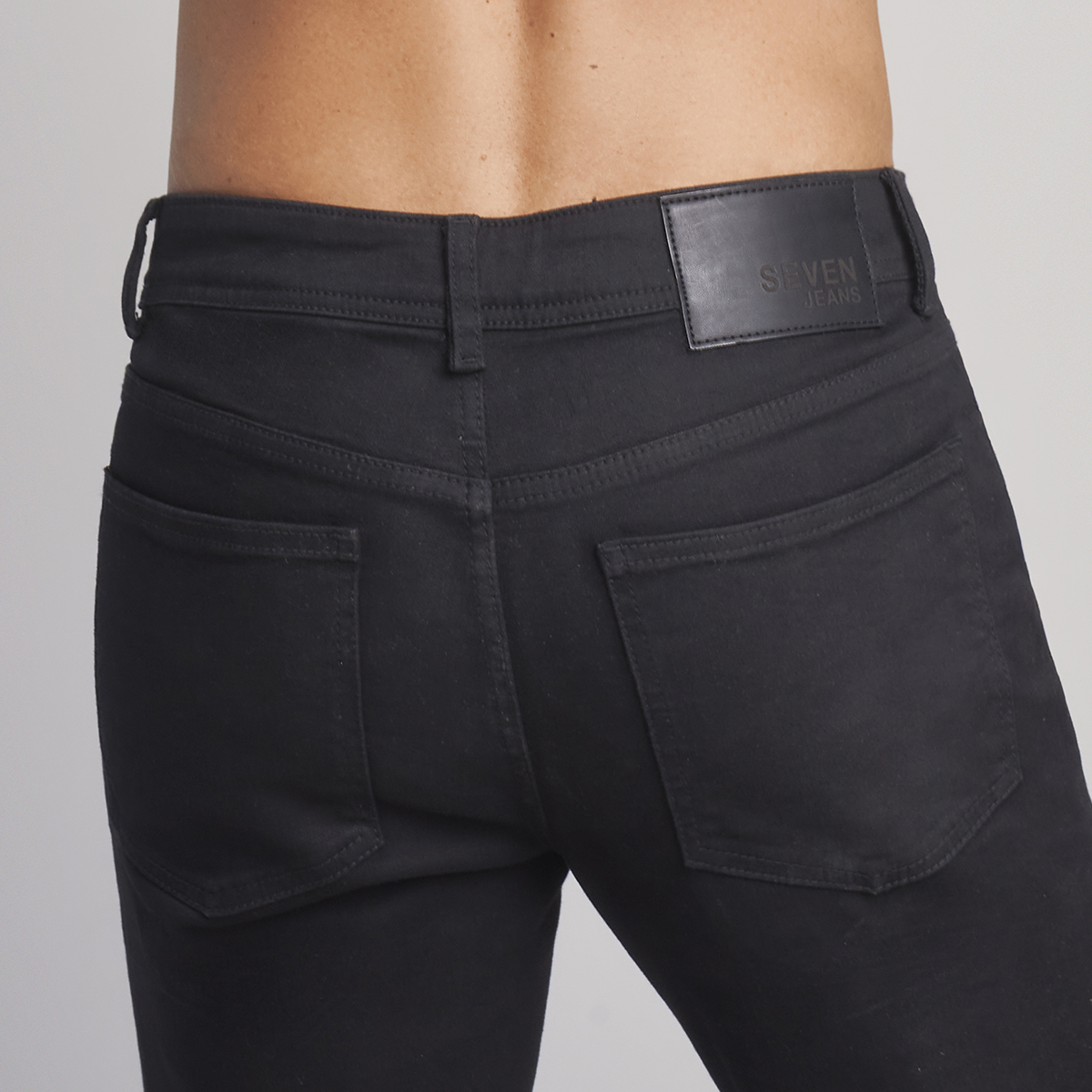 Foto 7 | Jeans Mezclilla Hombre Pantalon Skinny Cintura Regular Seven Jeans