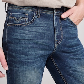 Foto 3 | Jeans Mezclilla Hombre Pantalon Skinny Cintura Regular Seven Jeans