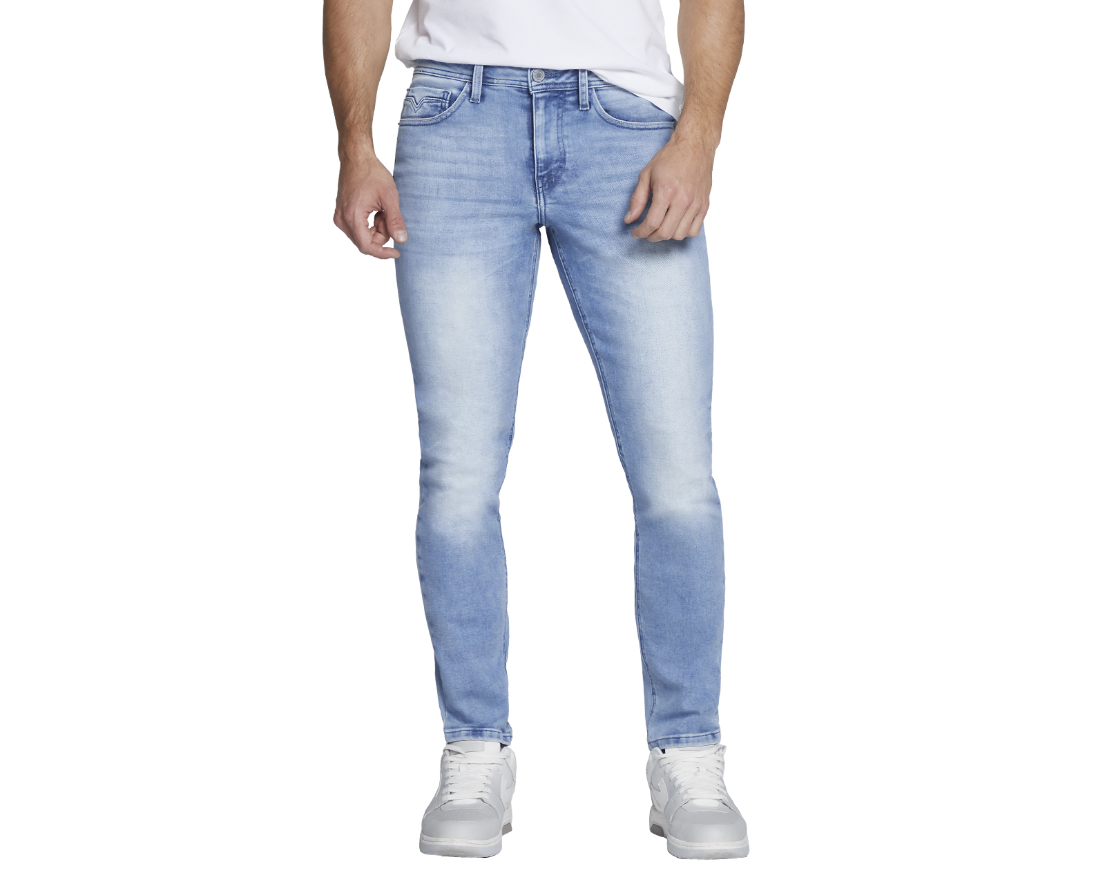 Foto 2 pulgar | Jeans Mezclilla Hombre Pantalon Skinny Cintura Regular Seven Jeans