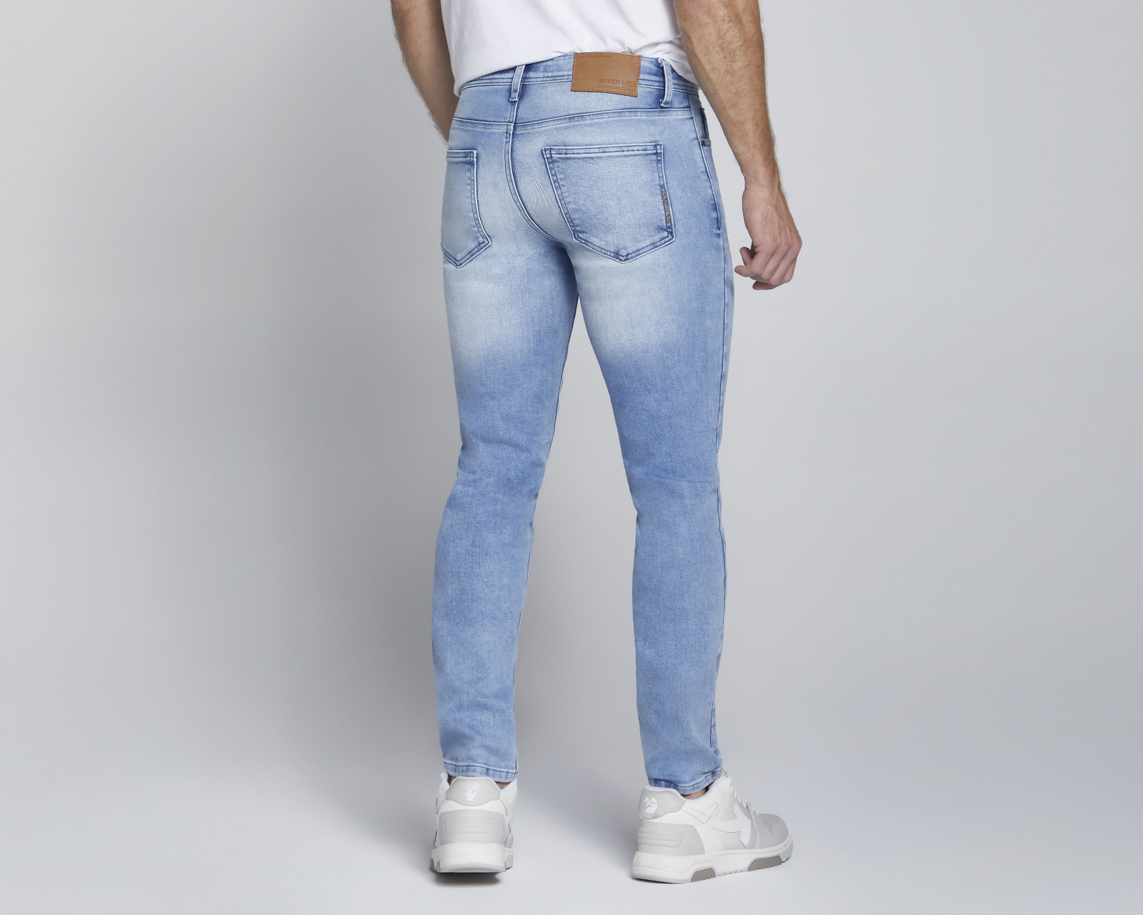 Foto 3 pulgar | Jeans Mezclilla Hombre Pantalon Skinny Cintura Regular Seven Jeans