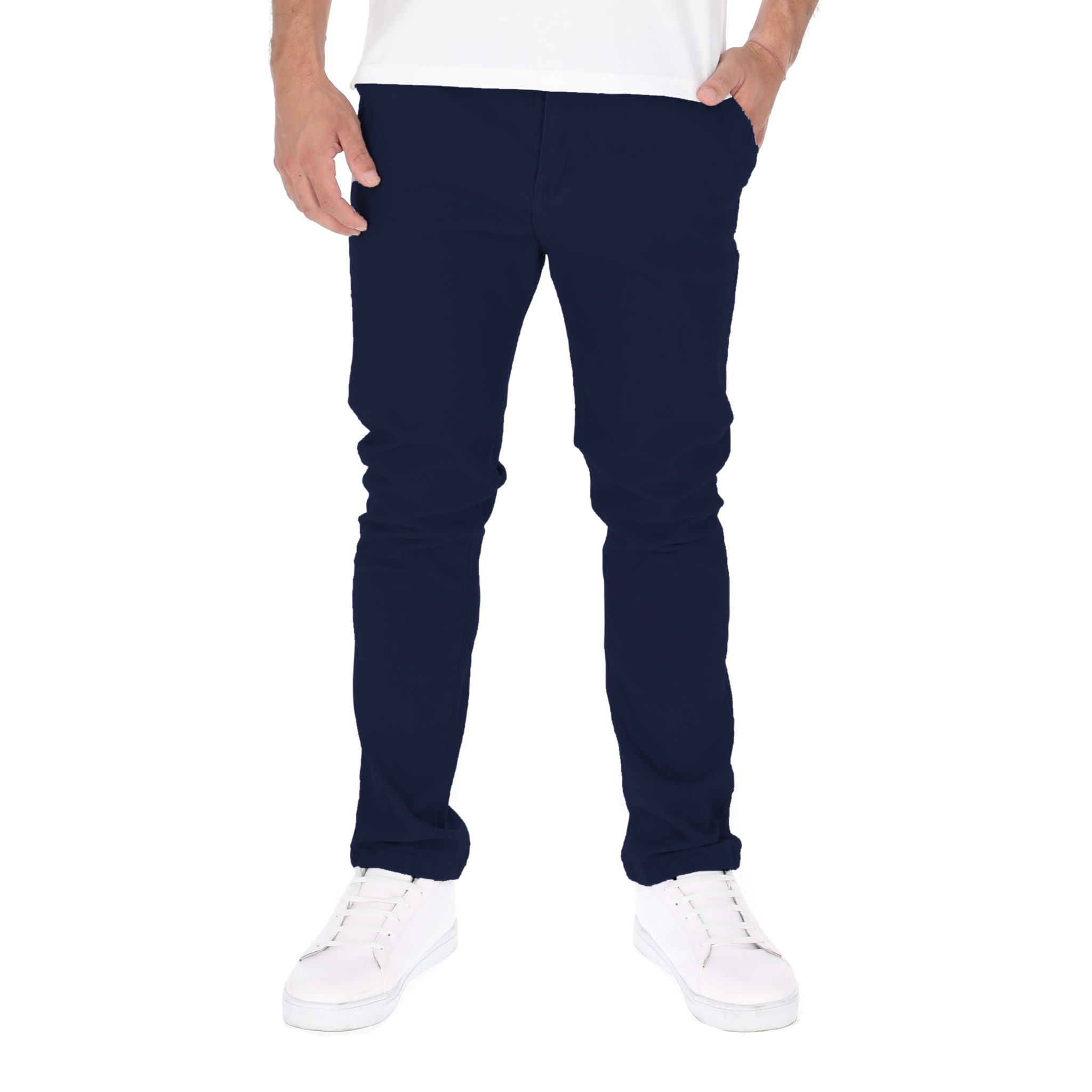 Jeans De Gabardina Color Azul Marino Para Hombre Chb Chili Beans Clothing Co.