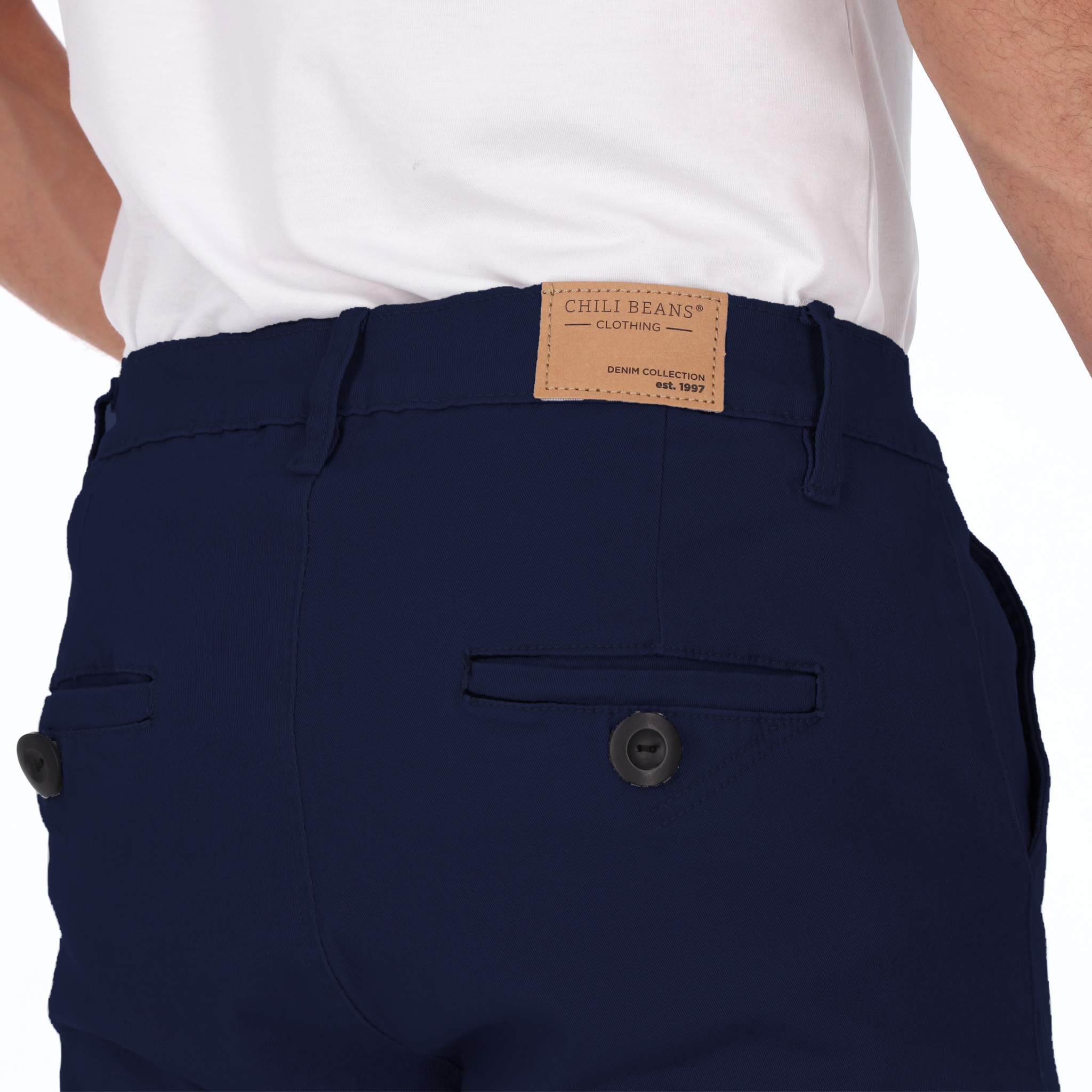 Foto 4 | Jeans De Gabardina Color Azul Marino Para Hombre Chb Chili Beans Clothing Co.